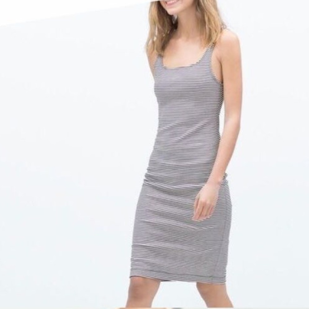 Like New Zara Trafaluc Striped Bodycon Dress Size S